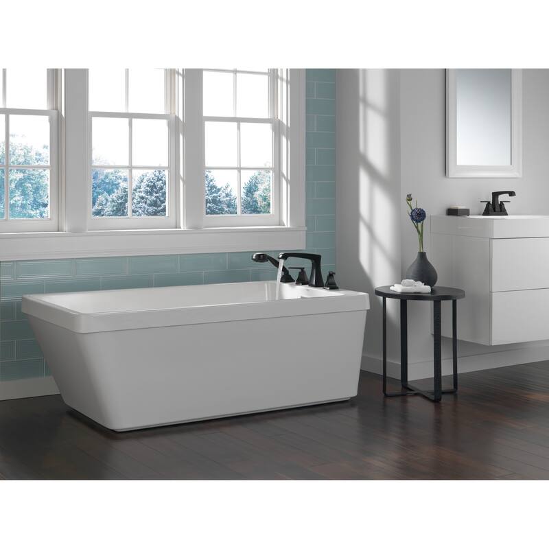 Delta Ashlyn Deck Mounted Roman Tub Filler with Built-In Diverter -