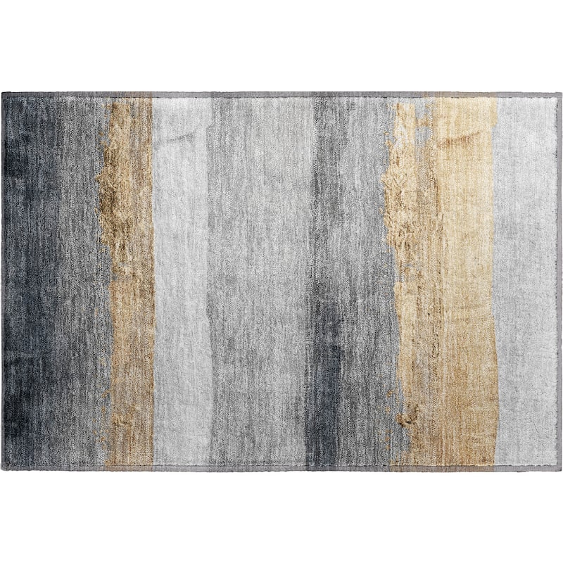 Premium Washable Super Soft Ombre Stripes Mayfield Rug