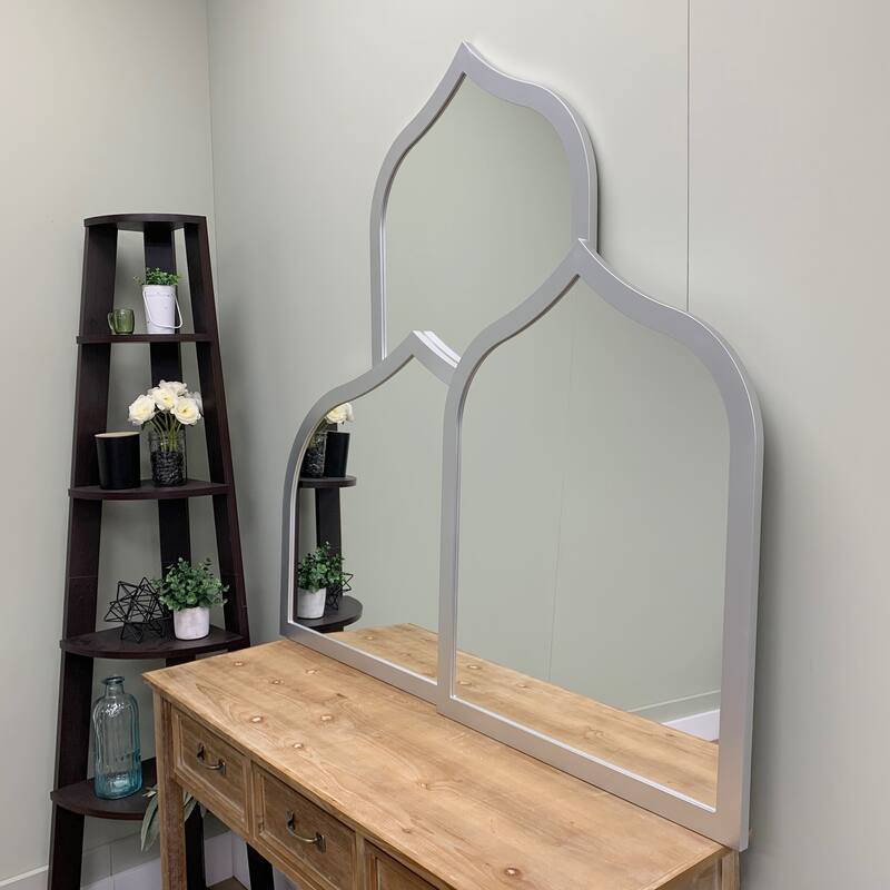Tyler Framed Vanity Mirror - Teardrop Cathedral - 24.4x32.4