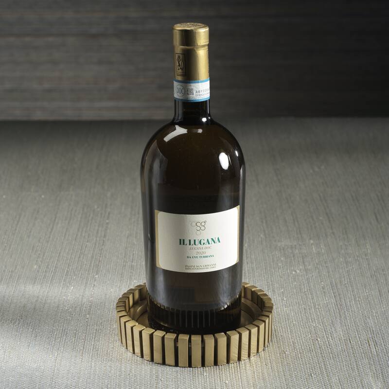 Cirque Metal Wine Bottle Coaster