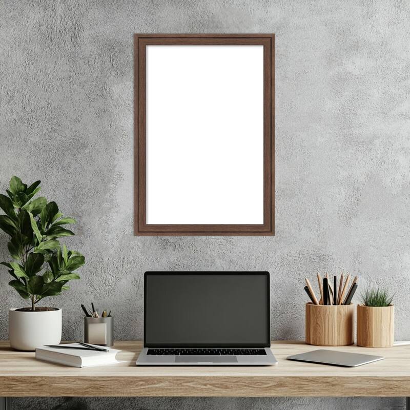 Amanti Art Florence Gold Framed Dry Erase Magnetic Board
