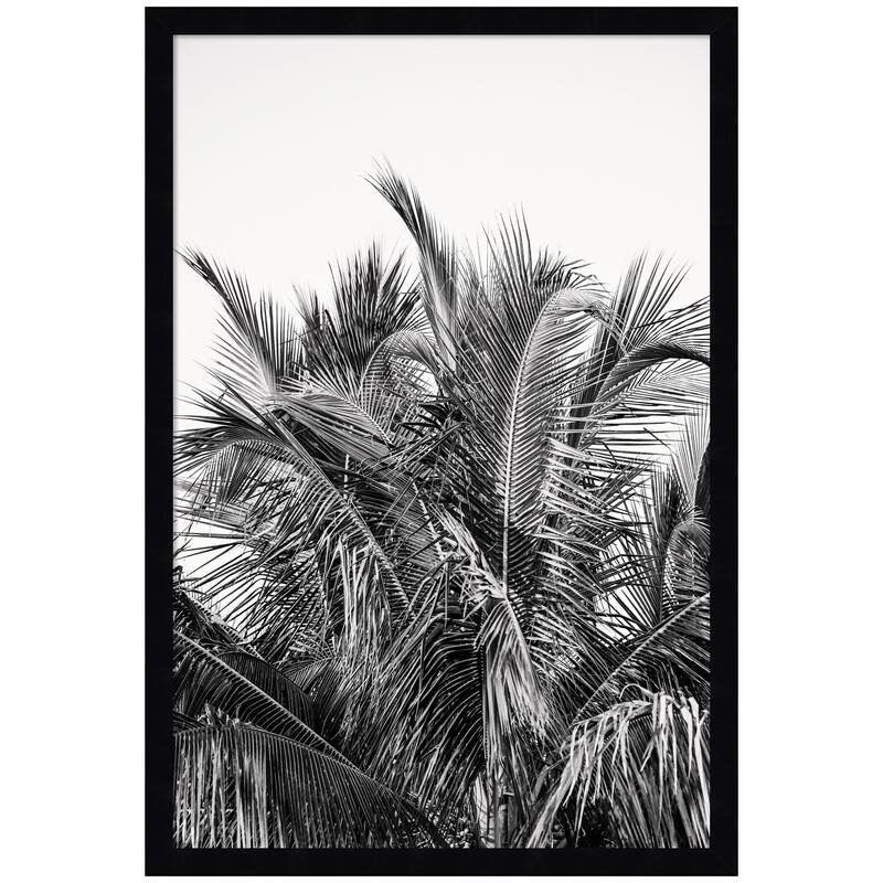 Kate and Laurel No 13 by Alicia Bock Framed Wall Art Print - 17 x 25 - Black