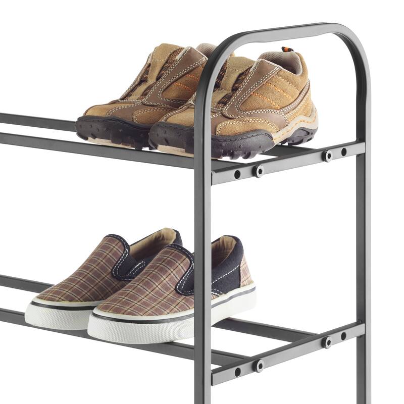 Whitmor 4Tier Freestanding Shoe Rack Black On Sale Bed Bath
