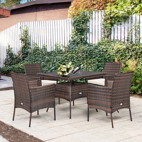 Costway 11 piece outdoor dining online set