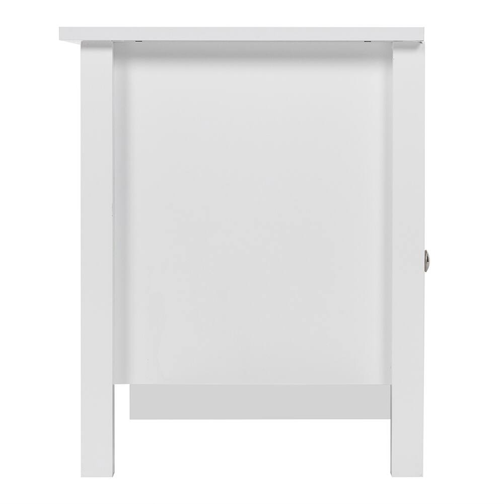 Modern Simple Spray Paint TV with 3 Drawers White Bed Bath