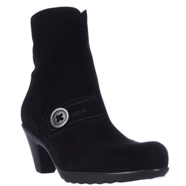 La Canadienne Dorthea Button Winter Ankle Boots, Black