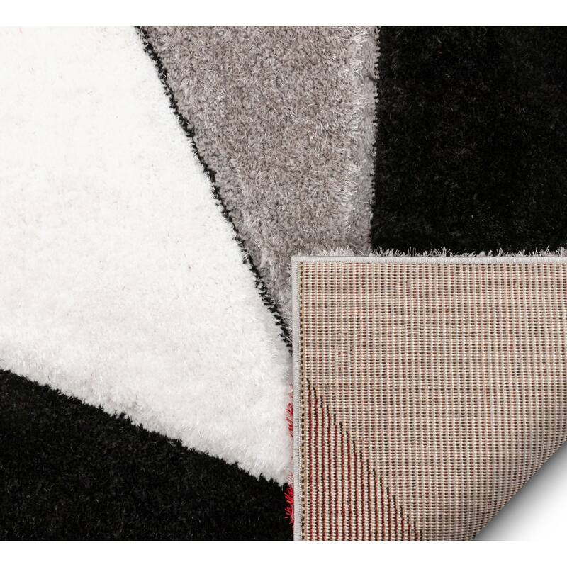 Well Woven San Francisco Venice Geometric Shag Area Rug