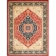 preview thumbnail 8 of 41, SAFAVIEH Austin Amie Traditional Oriental Rug 8' x 11' - Red/Navy - Rectangle