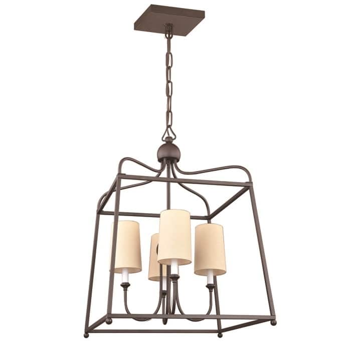 Crystorama Lighting Group Sylvan 4 Light 21-1/2" Wide Cage Chandelier