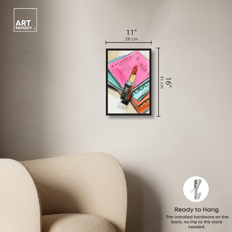 Fashion Sketches Canvas by Art Remedy