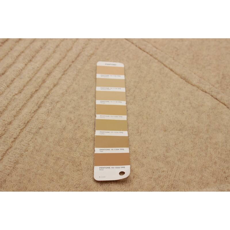 Kashkuli Gabbeh Beige Rug 4'0" x 4'0" - 4'0 x 4'0