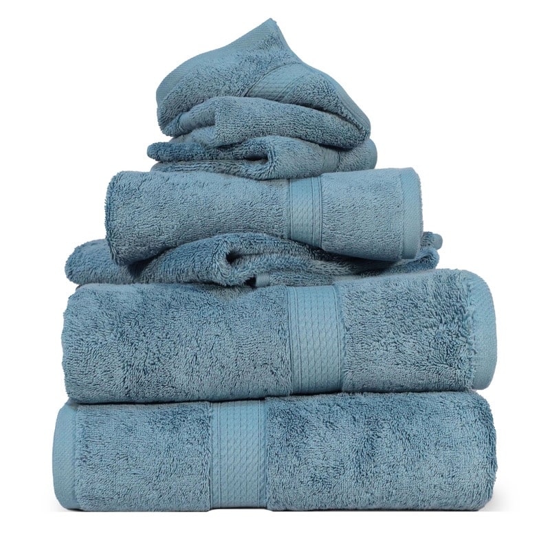 Superior Egyptian Cotton Pile Heavyweight 6-Piece Towel Set