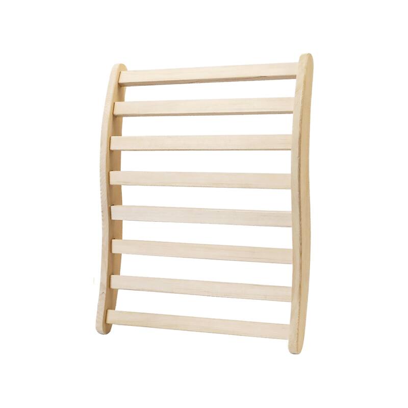 2 Pack Sauna Backrest Infrared Wooden Sauna Accessories Backrest Slip Resistant Cedar Ergonomic Sauna Backrest Sauna Chair With Back Universal For Barrel Or Infrared Sauna Resting