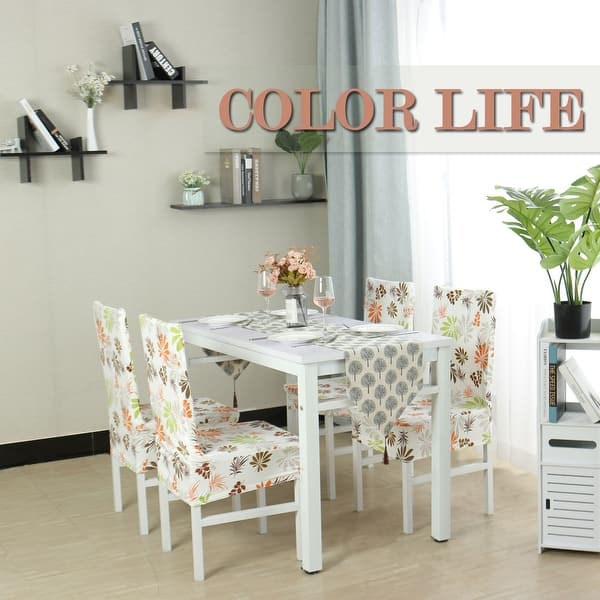 Shop Polyester Spandex Chair Covers Seat Slipcovers Protector For