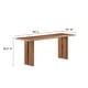 preview thumbnail 11 of 10, Amistad 60" Wood Dining Table and Bench Set