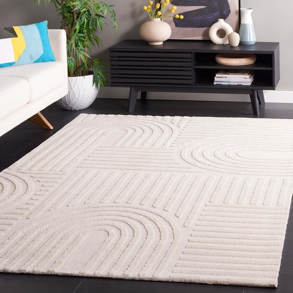 slide 2 of 40, SAFAVIEH Audrey Sashka Mid-Century Modern Rug
