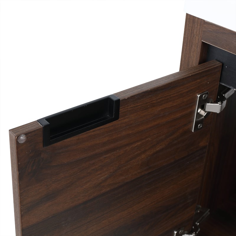 48 inch Bathroom Vanity with White Resin Top and Basin