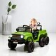preview thumbnail 20 of 25, 12V Kids Ride-On Car with Remote Control, Ride on Truck with Back Trailer, Spring Suspension, & Seatbelt - Electric Vehicle
