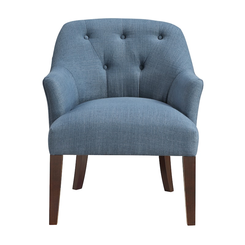 Sterling 26.5" Textured Accent Chair - Button-tufted Chair Back