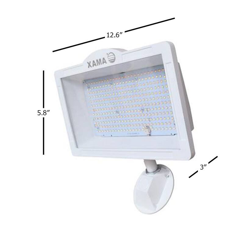 Amax Lighting 83W Aluminum with Heat Sink LED Light White Finish