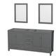 Option Dark Gray / Brushed Chrome Hardware