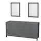Option Dark Gray / Brushed Chrome Hardware