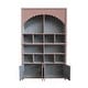 preview thumbnail 6 of 5, Wood Cabinet Storage with Scalloped Edge - 59.5"L x 15.8"W x 94.5"H