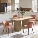 preview thumbnail 45 of 64, HULALA HOME Melisa Solid Wood Dining Chair Set of 4 Coral