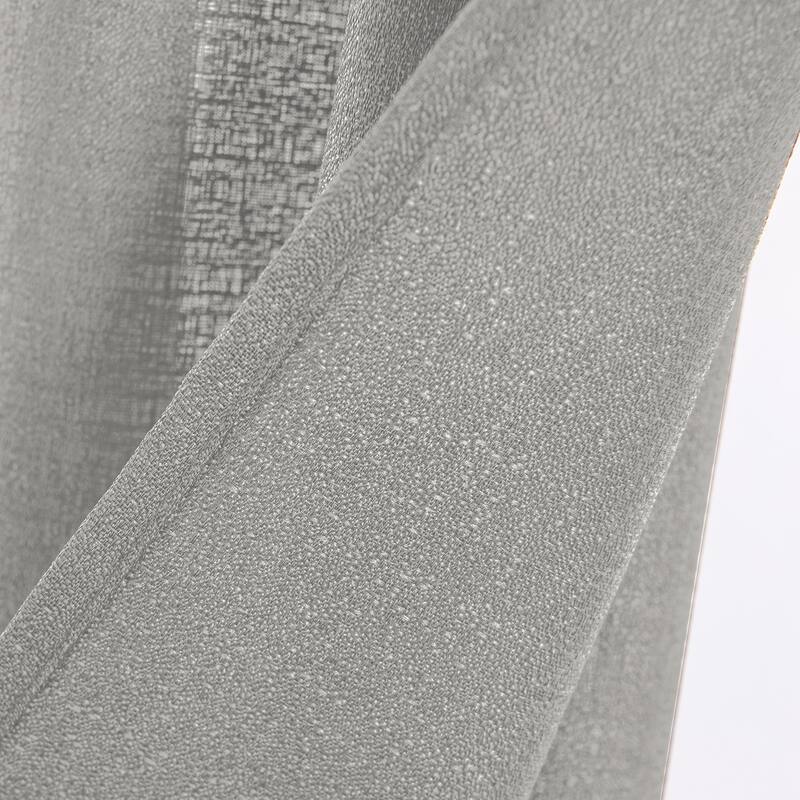 Cole Textured Grommet Window Curtain Panel 90"