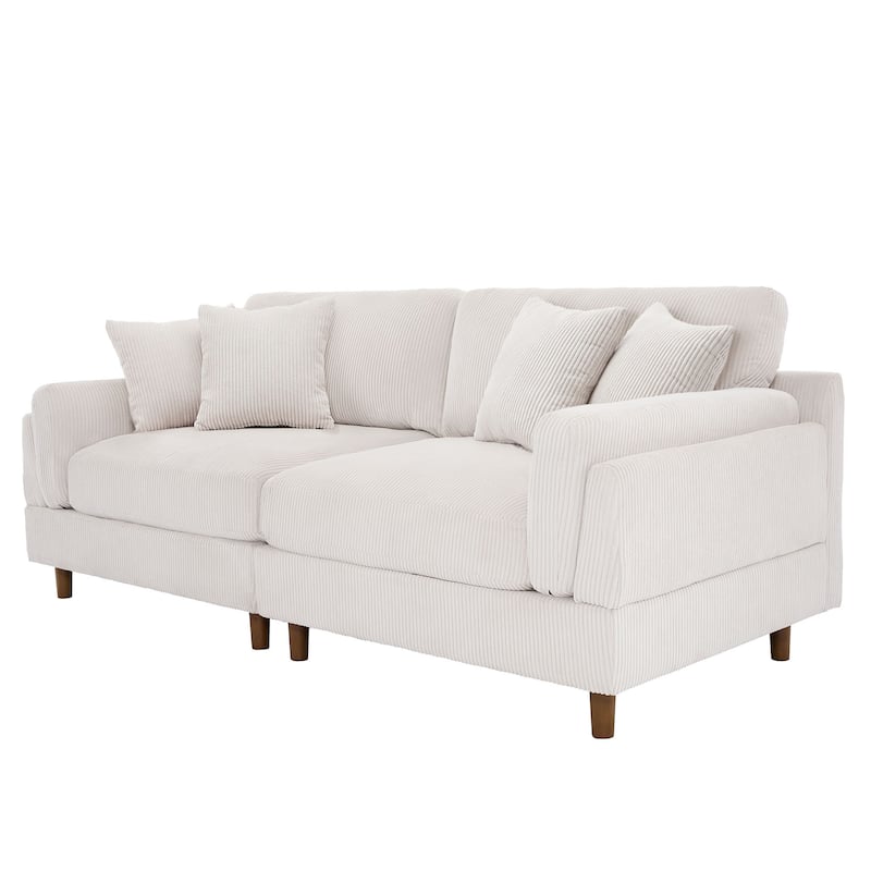 90 inch Deep Seat Sofa Comfy Couch for Living Room