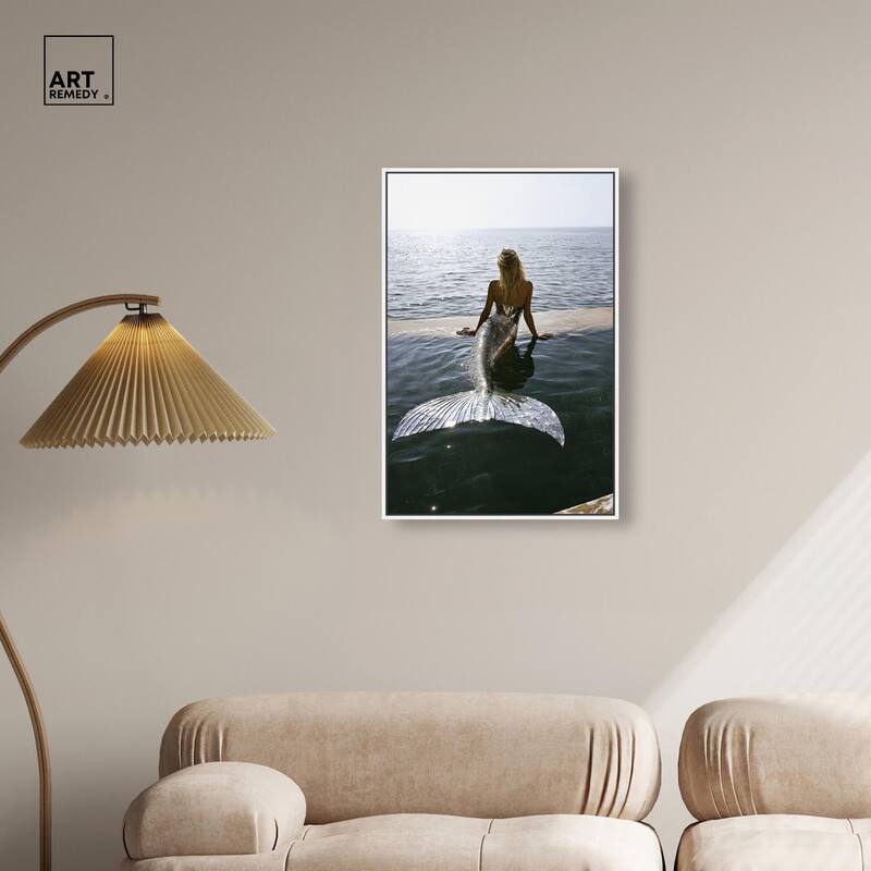 Mermaid Noon Canvas by Art Remedy
