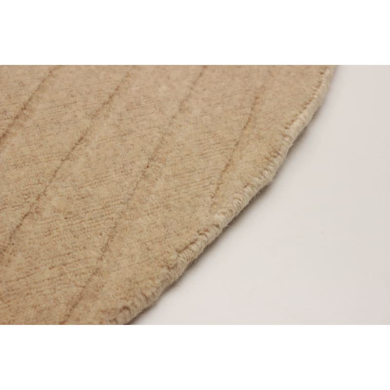Kashkuli Gabbeh Beige Rug 5'4" x 5'4" - 5'4 x 5'4