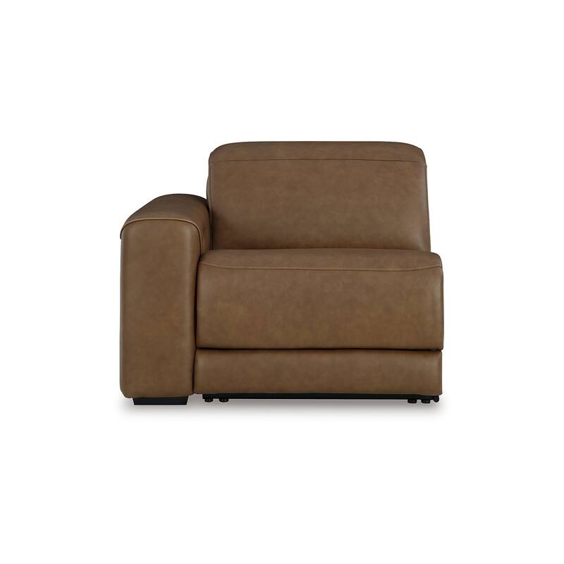Signature Design by Ashley Rally-Up Brown 5-Piece Power Reclining Sectional - 142" W x 142" D x 34" H