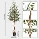 preview thumbnail 2 of 12, Artificial Olive Tree 7FT(84in) Tall Faux Silk Olive Trees