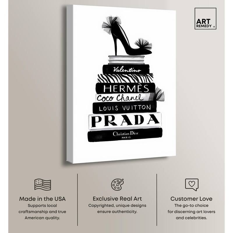 Library Luxe Canvas by Art Remedy, Gallery Wrapped