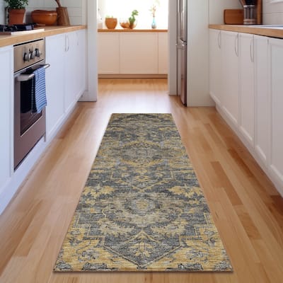 Premium Washable Super Soft Traditional Heriz Mayfield Rug