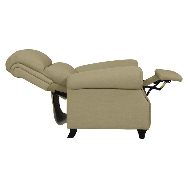 Copper Grove Jessie Tan Push Back Recliner Chair