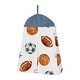 preview thumbnail 5 of 4, Sweet Jojo Designs Sports Theme Boy 4pc Nursery Crib Bedding Set Watercolor Vintage Soccer Balls Football Baseball Basketball