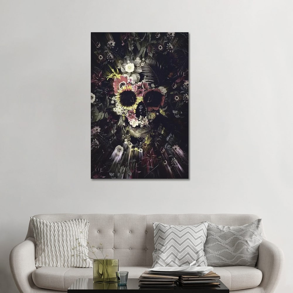 iCanvas "Garden Skull" by Ali Gulec Canvas Print