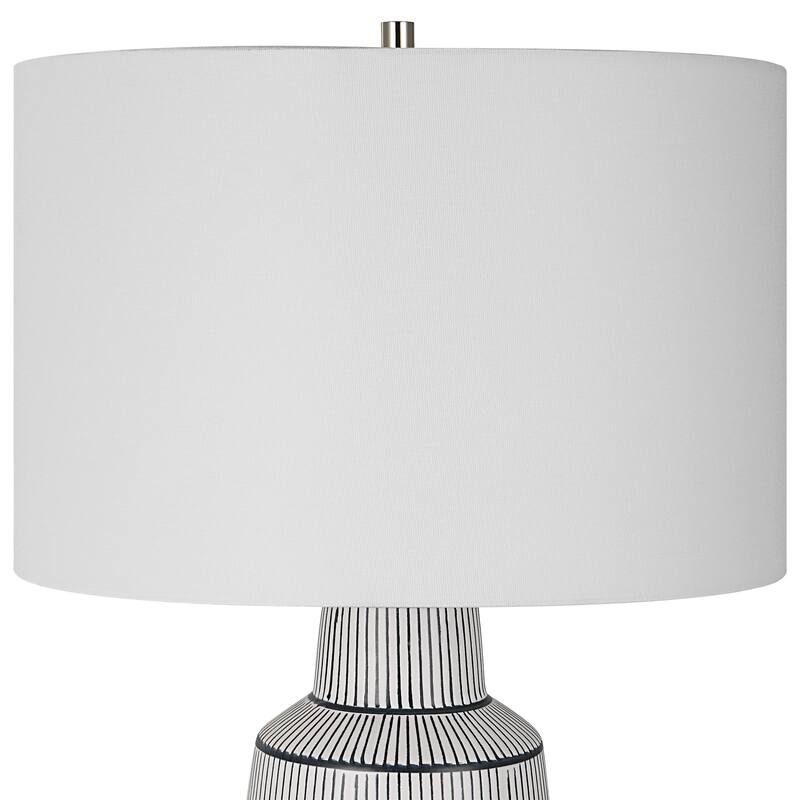 Nautical Stripe Ceramic Table Lamp - 28.5"