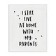 preview thumbnail 1 of 8, Stupell Live with Parents Phrase Canvas Wall Art Design By Anna Quach 16 x 20