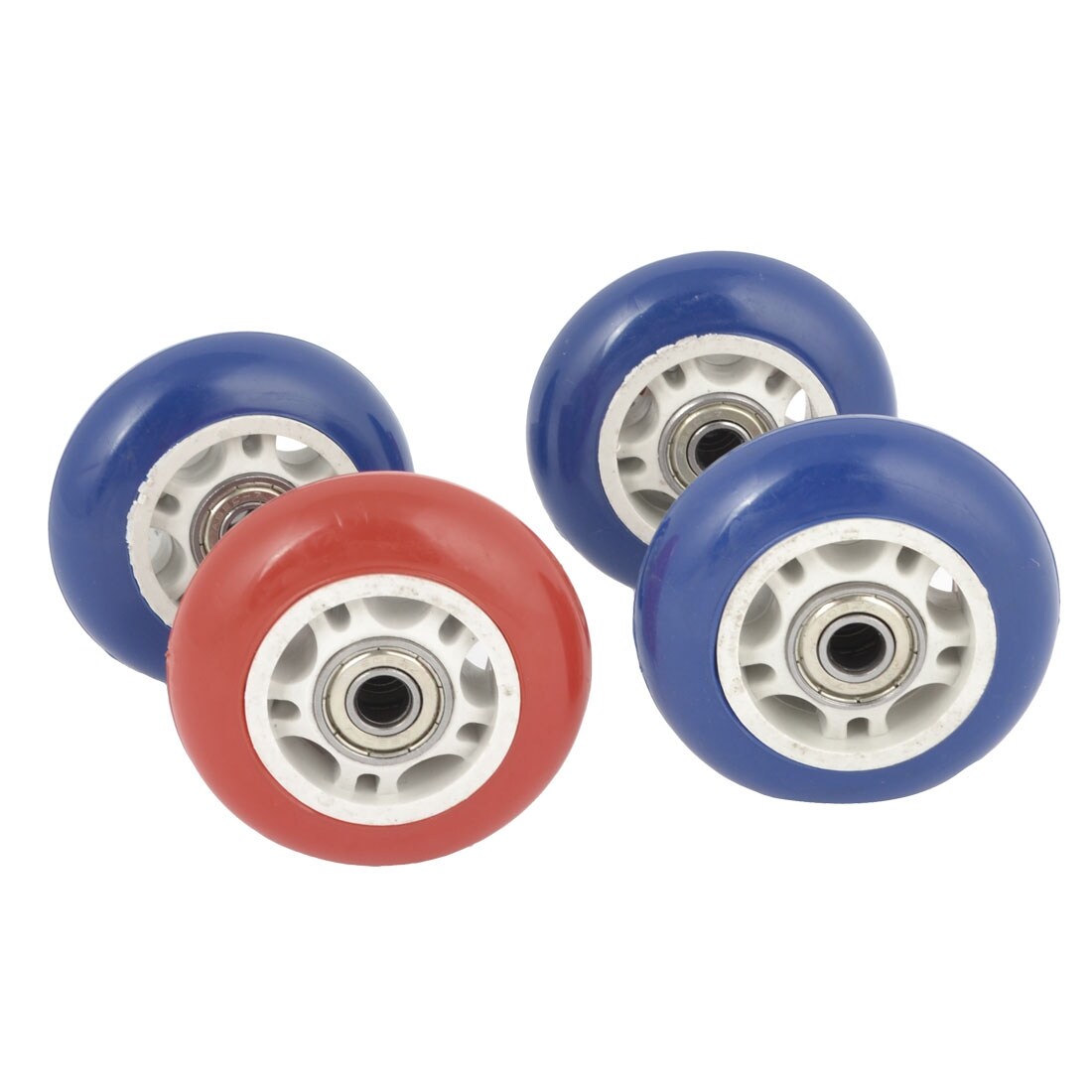 Red Plastic 70mm Dia 608ZZ Inline Single Wheel for Skating Skate Shoes 