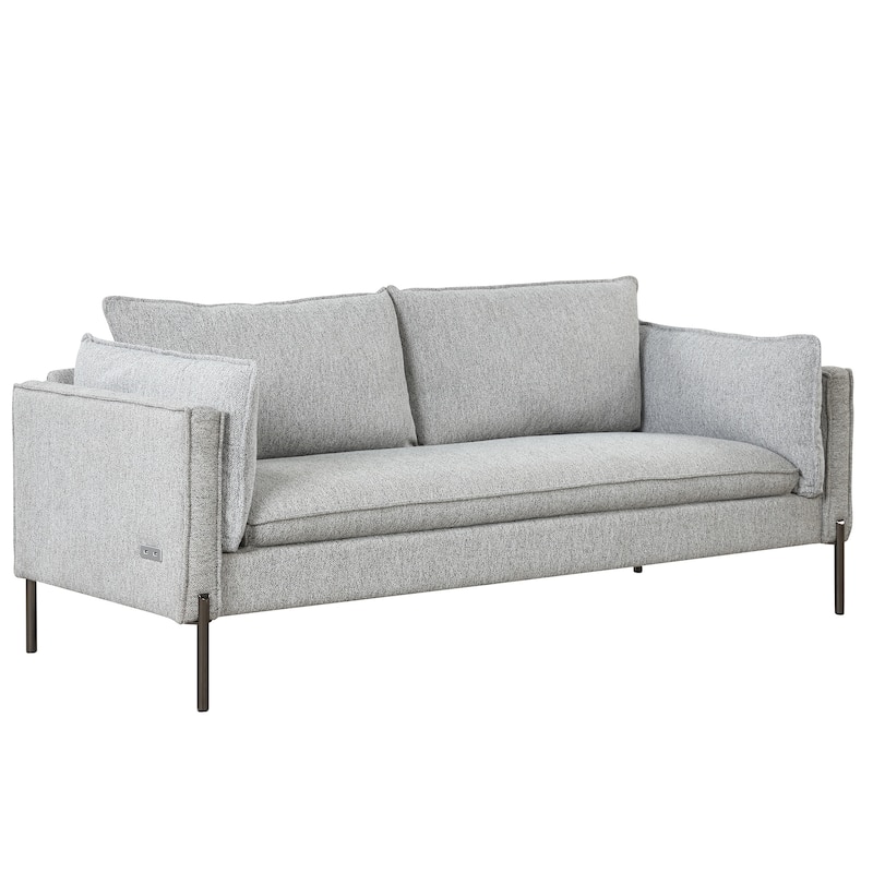 76.2" Modern Style 3 Seat Sofa for Living Room