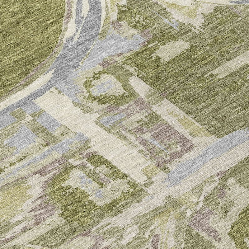 HomeRoots Geometric Transitional Rectangle Outdoor Rug