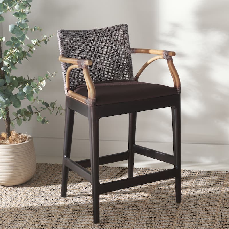 SAFAVIEH Gianni 26-inch Counter Stool - 22"W x 21"D x 36"H
