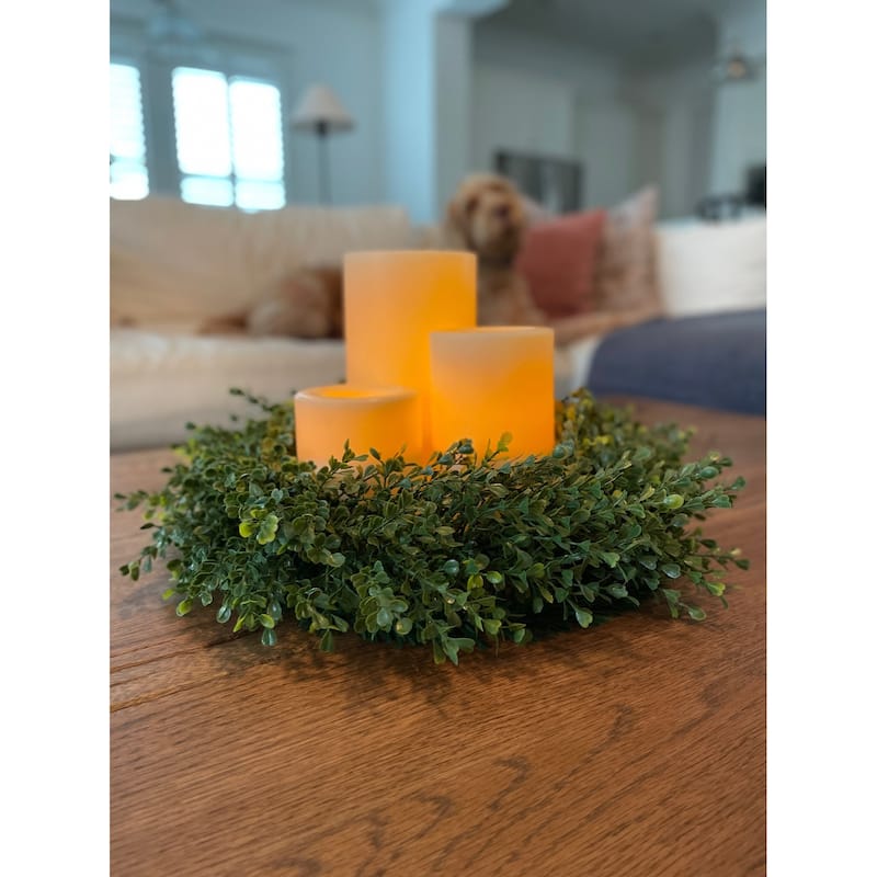 16", 18", 24" or 30" Decorative Boxwood Wreaths