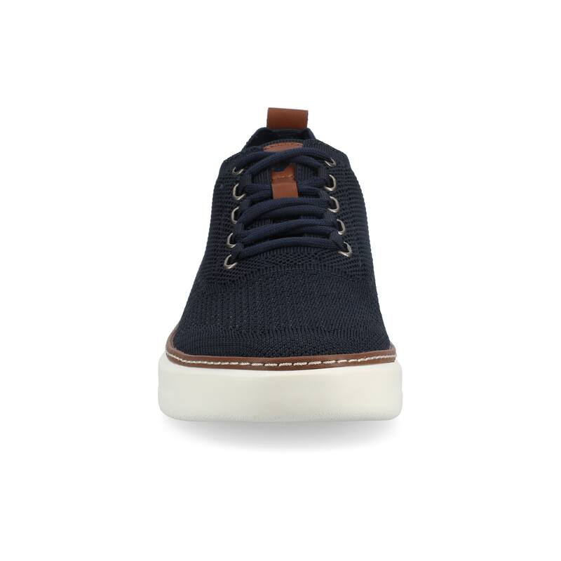 Vance Mens Norris Medium and Wide Width Lace-up Casual Knit Sneaker