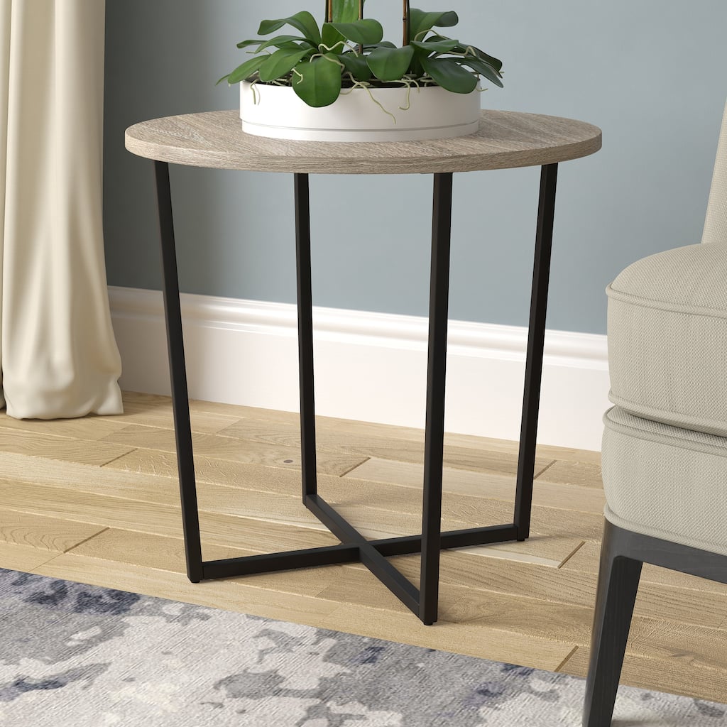 Pivetta 22" Wide Round Side Table