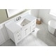 preview thumbnail 5 of 11, Burbank 54" Single Vanity in White