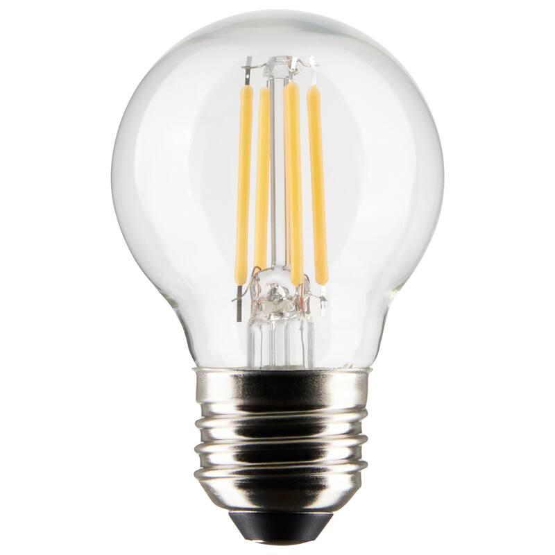 4 Watt G16.5 LED Clear Medium Base 5000K 120 Volt 2-Pack - Clear